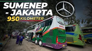 SEDIH SETELAH TAU HARGA ASLINYA 😢 Sumenep Jakarta Naik Karina Double Decker #1