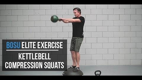 BOSU Elite Exercise: Compression Kettlebell Swings