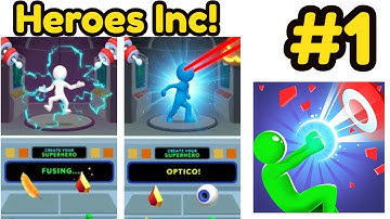 Heroes Inc! Game By Lion Studios Gameplay Walkthrough Part 1 | (IOS - Android)