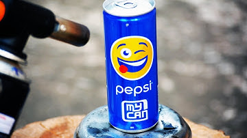 PEPSI VS GAS TORCH EXPERIMENT!