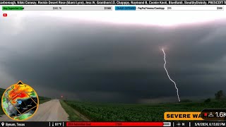 Texas Supercells & Close Lightning Encounters (5/9/24) - (Live Storm Chase Archive)