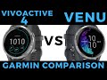 Vivoactive 4 vs Venu - Garmin Smartwatch Feature Comparison and Review