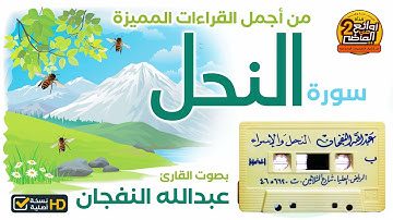 سورة النحل || للقارئ || عبدالله النفجان || من أجمل القراءت المميزة