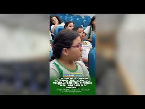 VISITA ESCOLAS MUNICIPAIS A CÂMARA