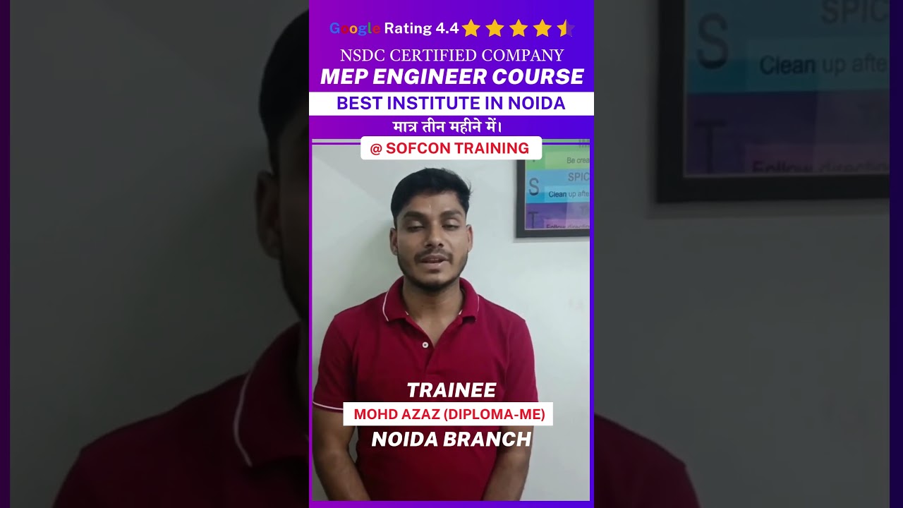 MEP Course With Job Assurance | Mechanical Electrical Plumbing Course Trending Skills for Mechanical