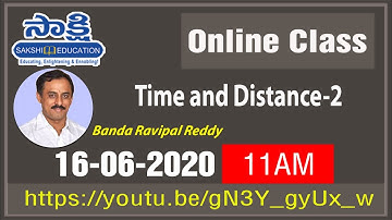 కాలం & దూరం - 2 (Time and Distance) by Banda Ravipal Reddy