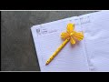 Diy easy butterfly pen decororigami butterfly pen paper craft 
