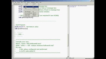 NASM Hello World Win32 API Netwide Assembler