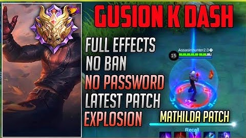 NEW UPDATE GUSION KOF SKIN SCRIPT NO PASSWORD FULL EFFECTS + EXPLOSION SOUND NO PASSWORD