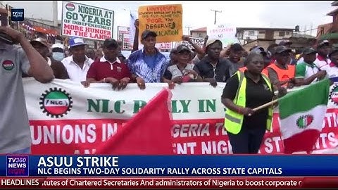 ASUU strike:NLC,other unions urge FG to sign,implement all agreements