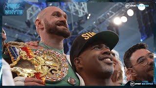Inside The Ring: What went down immediately after Tyson Fury knocked out Dillian Whyte at Wembley