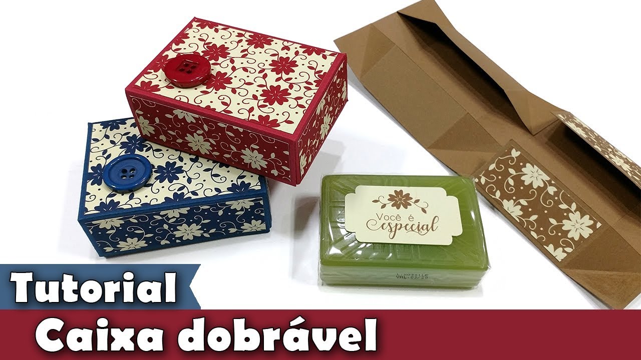 Como fazer/DIY - Caixa dobrável