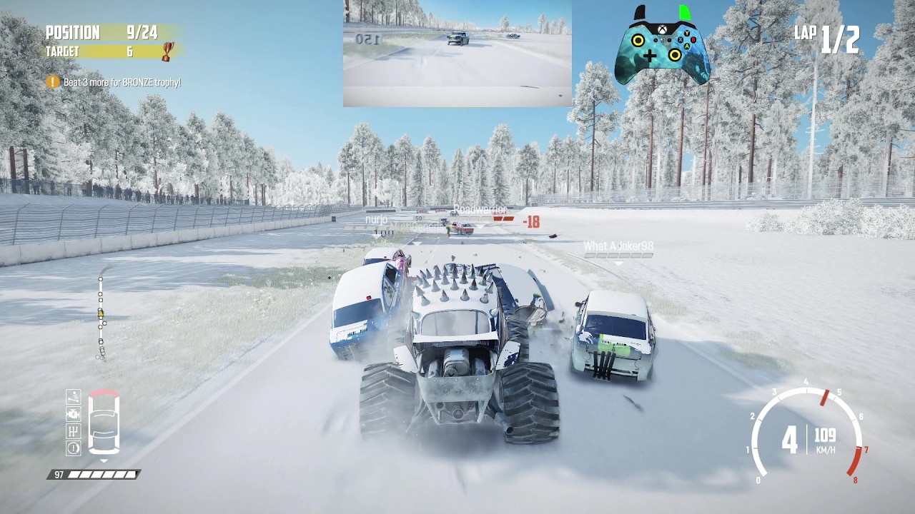 Wreckfest 26.03.01 Bugzilla Rumble Race - Espedalen Raceway Main Circuit