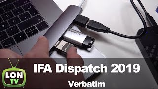 Verbatim Security Devices at IFA 2019: Fingerprint Thumb Drive & PIN Locked External Drives! screenshot 2