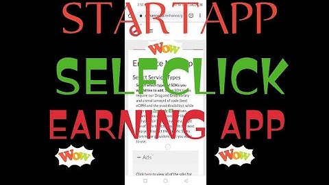 startapp/admob Selfclick App | selfclick earning