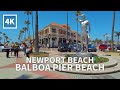 [Full Version] Walking Newport Beach and Balboa Pier, Orange County, California, USA, Travel, 4K UHD