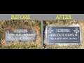 Headstone Cleaning Tutorial