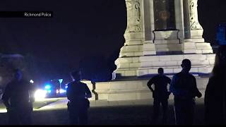 Groups protest Confederate monuments in Richmond