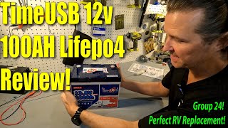 Timeusb 12v 100ah Lifepo4 Group 24 Battery Review!