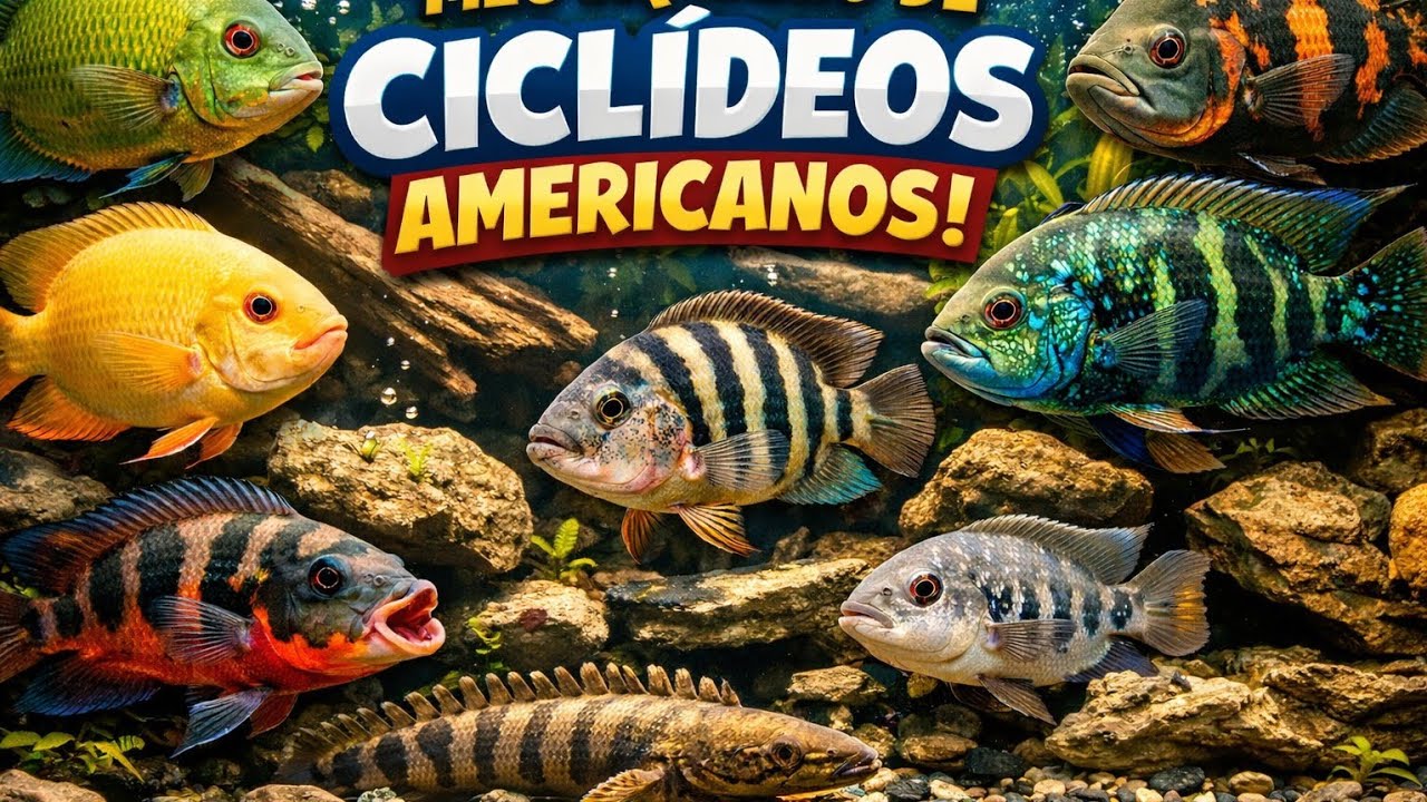 “ESSE AQUÁRIO DE CICLÍDEOS AMERICANOS FICOU INSANO 😱🔥”