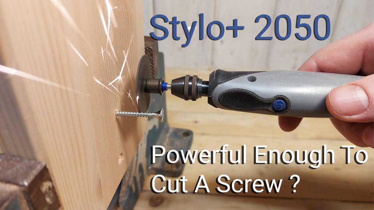 Dremel Stylo+ Cutting A Screw Uncut And Unedited 