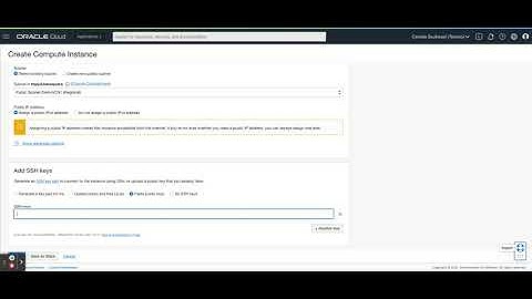 Provision Linux VM Instance on Oracle Cloud Infrastructure