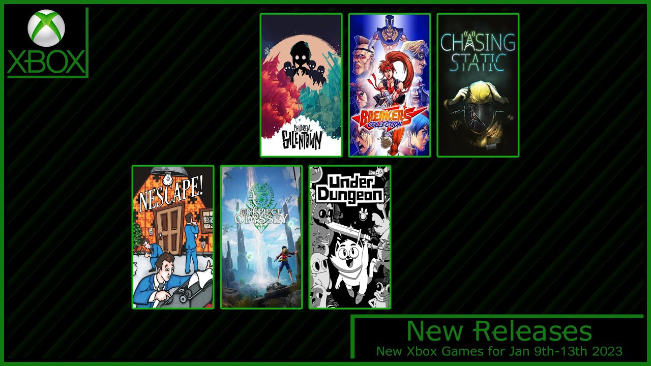 New Xbox Games for January 9th to January 13th 2023 - YouTube