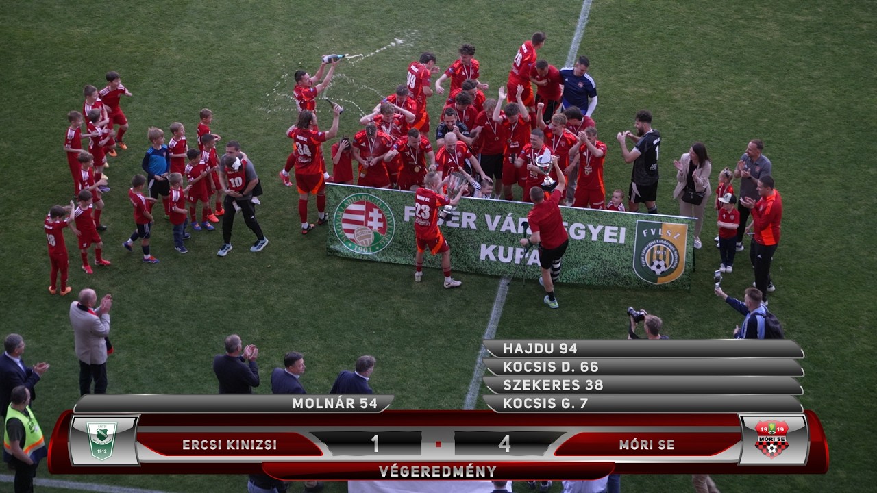 Ercsi Kinizsi - Móri SE 1-4 / MLSZ Fejér Vármegyei Kupa Döntő