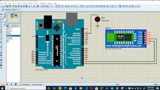 Arduino programming for bluetooth in proteus || part - 1