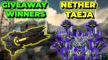WR -  Ardent Taeja Giveaway Winners + Nether Taeja Gameplay | War Robots