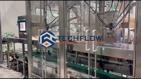 Automatic Multi-functional Delta Robot Case Packer |Techflow pack Robotic Case Packaging Solutions
