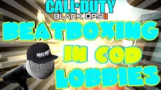 YOU'RE THE MAN! - beatboxing in cod lobbies Ep.24 DUBSTEP Beatbox|funny reactions