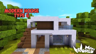 How To Build Modern House Type 6 Mini World Block Art
