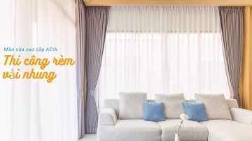 Acia thi công lắp rèm tự động cho biệt thự quận 2