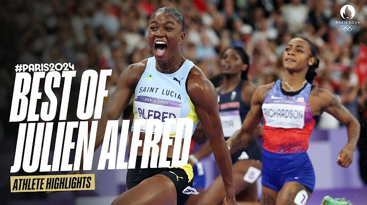 ✨The best of Julien Alfred at the Olympics 🏃‍♀️| Athlete Highlights