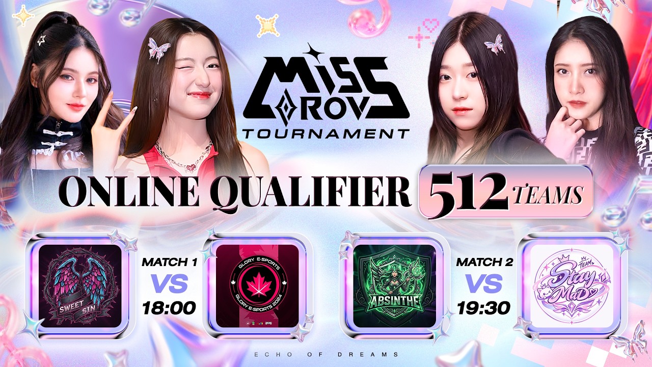 มาเติมความสดใสวันที่สอง!😍 Miss RoV Tournament 2026 Season 2 | รอบ Online Open Qualifier 512 ทีม