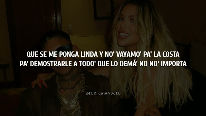 Wanda Nara ft. L-Gante | Amor Verdadero RMX (Letra)