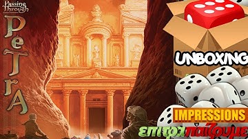 Passing Through Petra - Unboxing & Impressions by Epitrapaizoume.gr