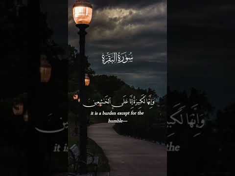 سورة البقرة الآيات ٤٥ ٤٦ المصحف Quran اكسبلور لايك Duet Islamicholida حالات واتس Islamicfes 