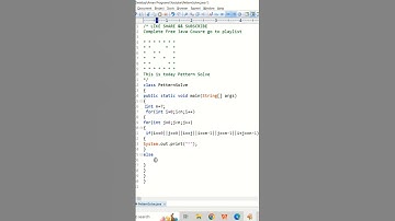 Print Pattern in Java #java #education #viral #viralshort #viralshorts #short #shorts #shortvideo