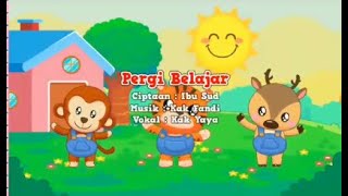 lirik PERGI BELAJAR - Lagu Anak - Cipt. Ibu Sud - Musik Pompi S.