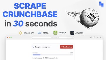 How To Scrape Crunchbase (or any website) in under 30 seconds!