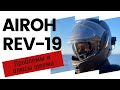 Шлем трансформер для мотоцикла Airoh REV 19 после года использования