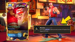 NEW SKIN PAQUITO TERRY BOGARD KING OF FIGHTER SKIN IS HERE!!😱 (early access)
