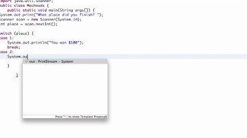 Java Lesson 10 | The Switch Statement