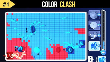 Color clash gameplay - color clash game - gameplay android part 1