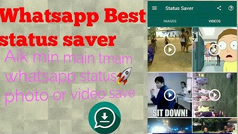 Whatsapp status download || status saver|| Best whatsapp status downloader|| download status video