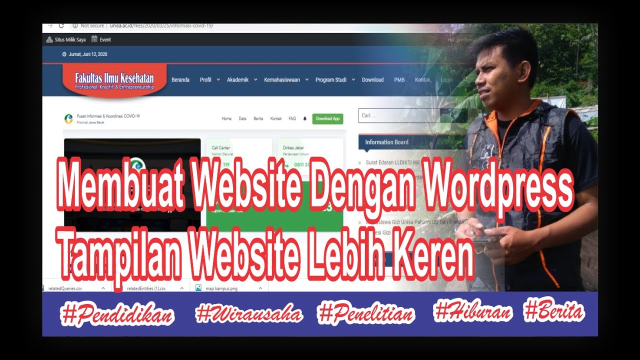 Cara Membuat Website Dengan Wordpress // Membuat Tampilan Website Keren