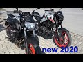 YAMAHA MT 03 & MT 07 comparison side by side