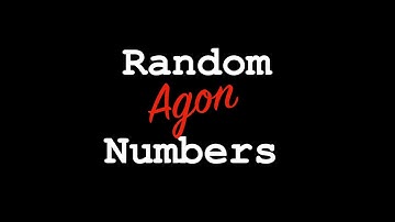 09 Random number creation